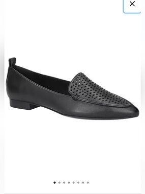 Bella Vita Women's Alessi Perf Pointed Toe Flats 9.5WW